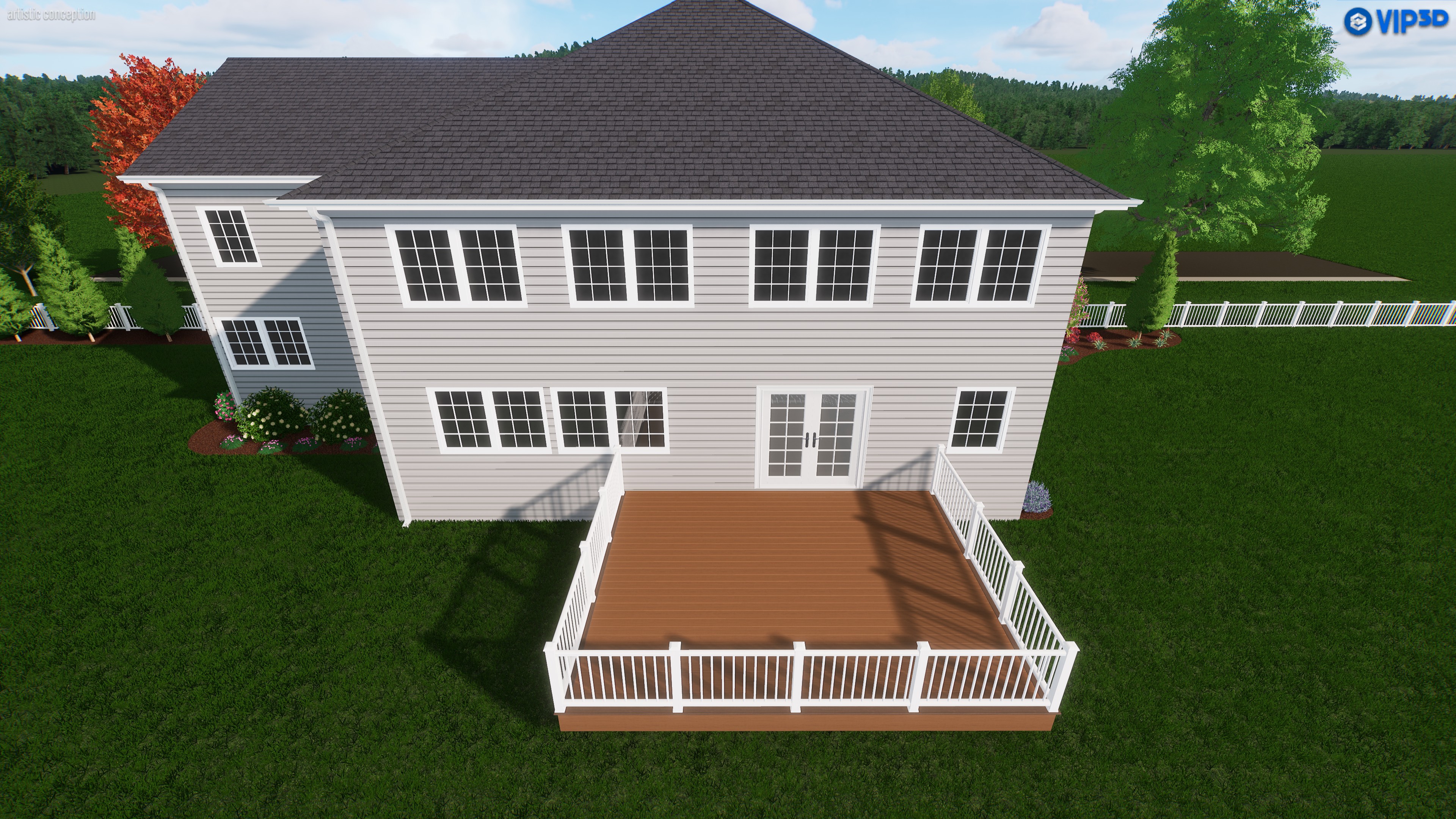16' x 20' deck